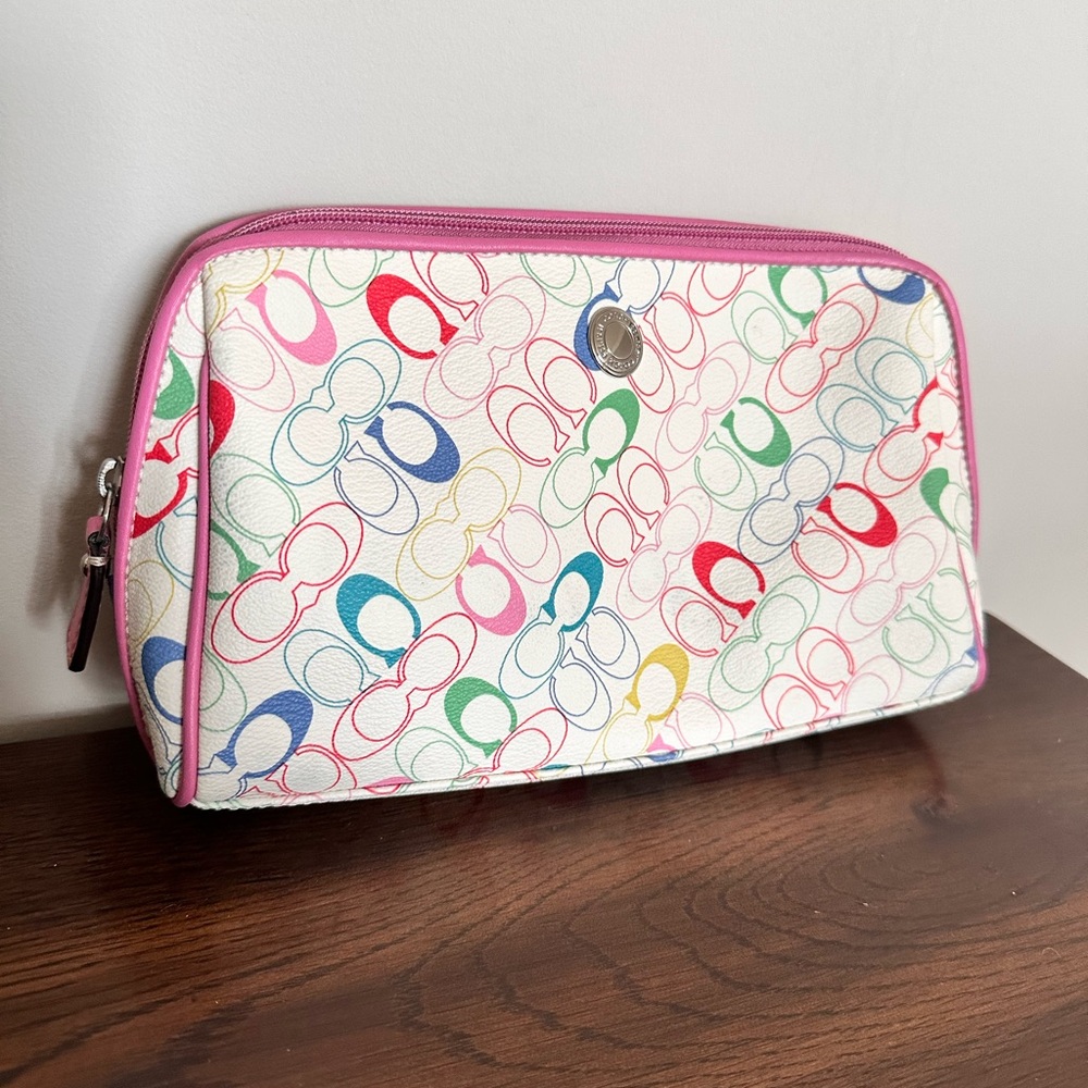 Coach Colorful Makeup Bag